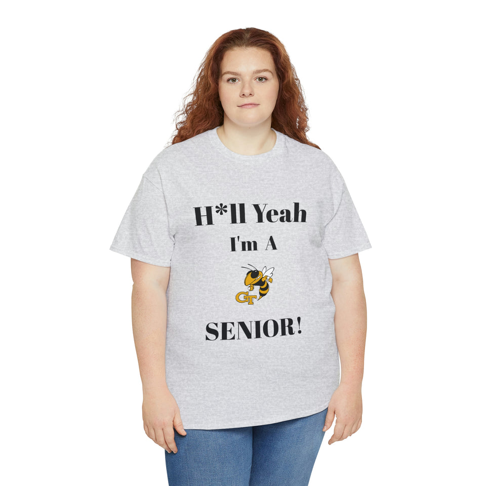 H*ll Yeah! Georgia Tech Senior Unisex Heavy Cotton Tee