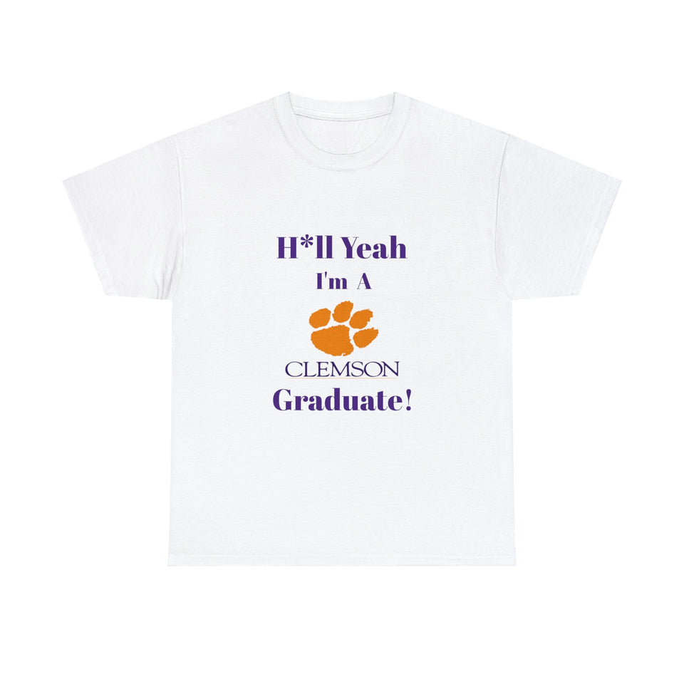 H*ll Yeah Clemson Unisex Heavy Cotton Tee