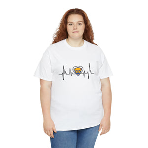 Univ. Of Pittsburgh Heartbeat Unisex Heavy Cotton Tee