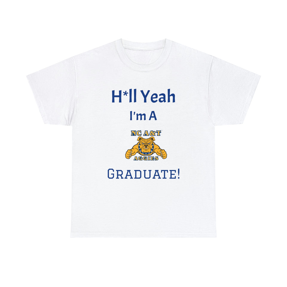 H*ll Yeah! NCAT Senior Unisex Heavy Cotton Tee