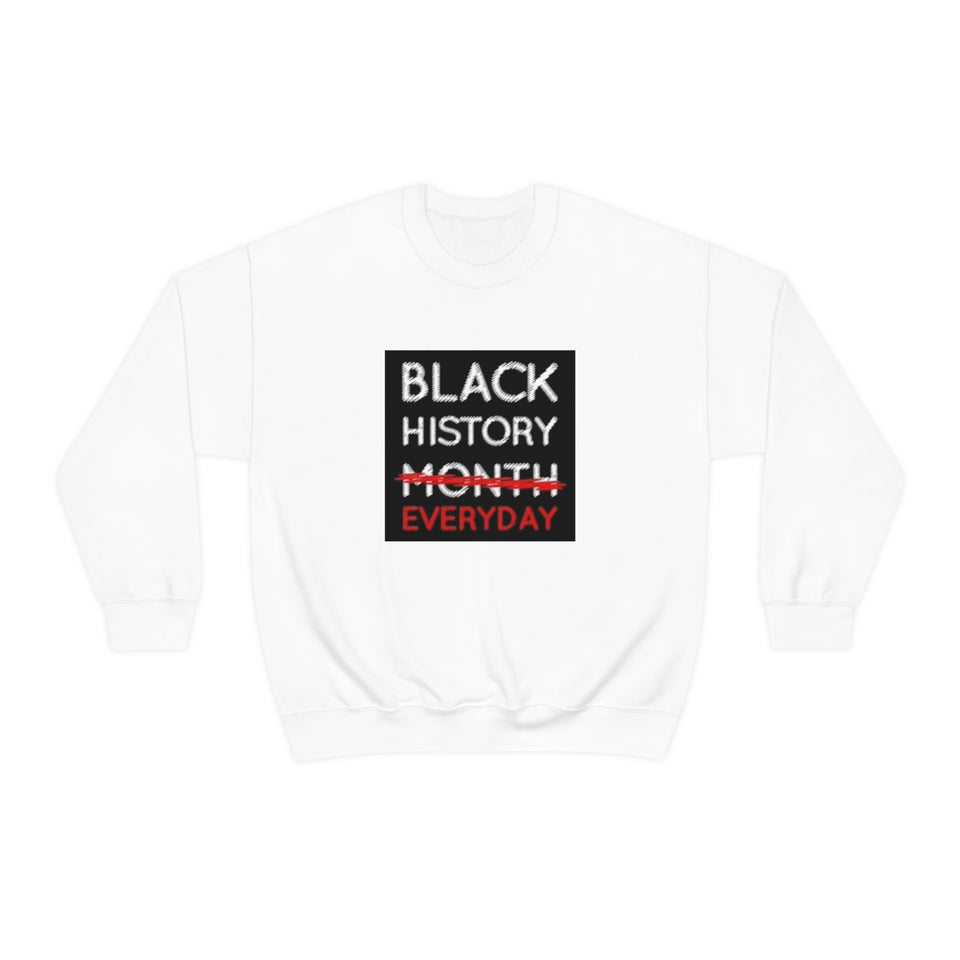 Black History Everyday Unisex Heavy Blend™ Crewneck Sweatshirt