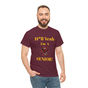 H*ll Yeah! Boston College Senior Unisex Heavy Cotton Tee