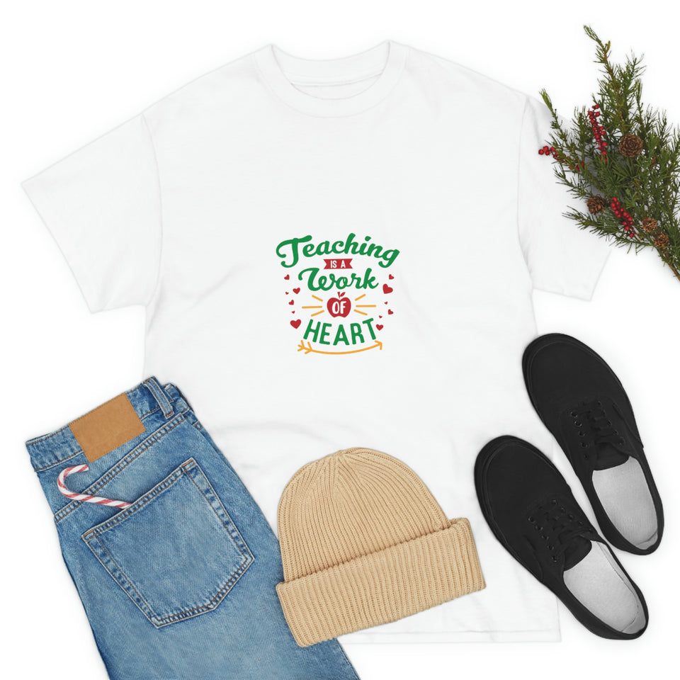 Work of Heart Cotton Tee
