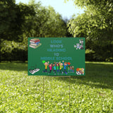 Heading to Middle School Plastic Yard Sign