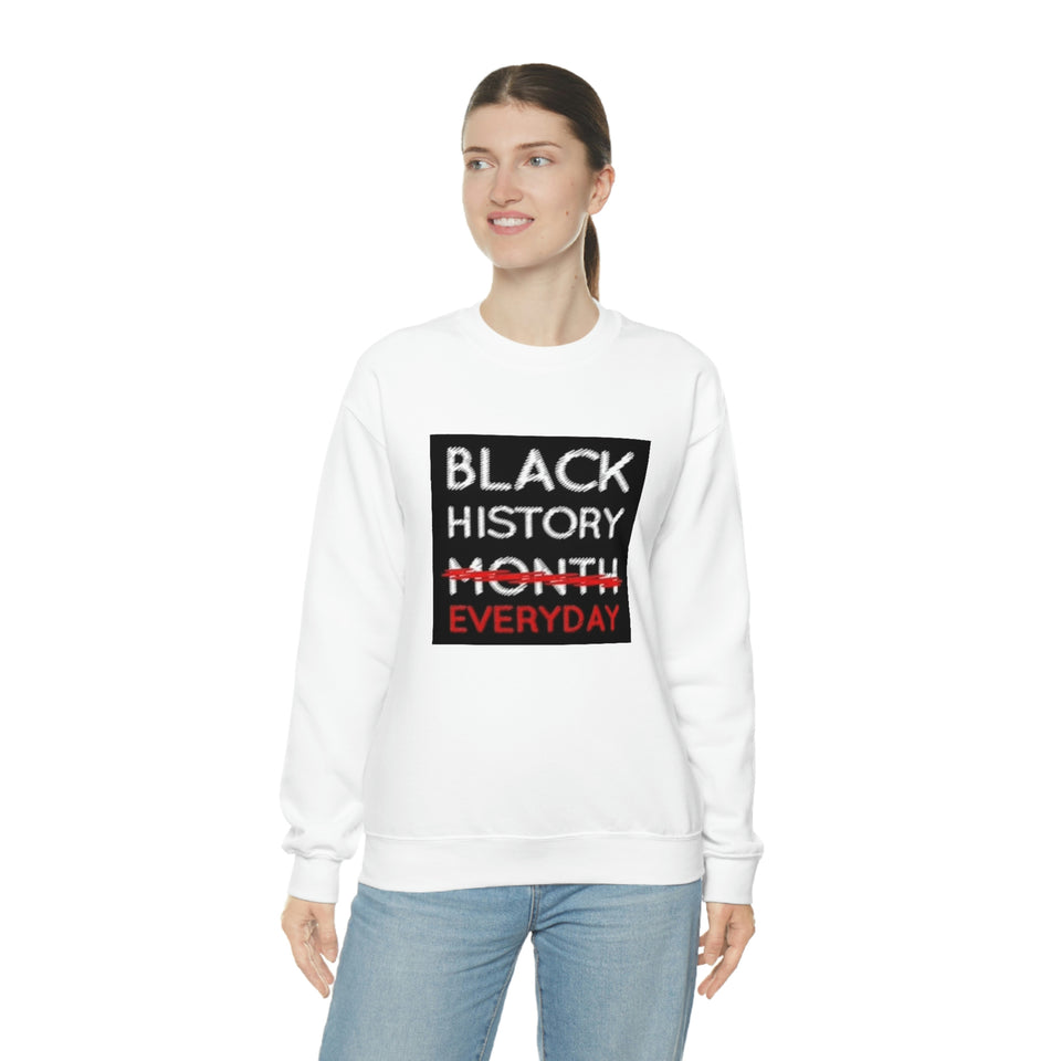 Black History Everyday Unisex Heavy Blend™ Crewneck Sweatshirt