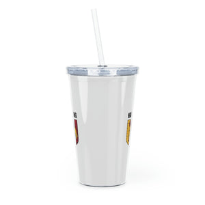 Harding University Plastic Tumbler with Straw