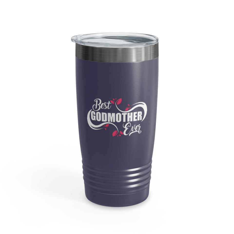 Best Godmother Ever Ringneck Tumbler, 20oz