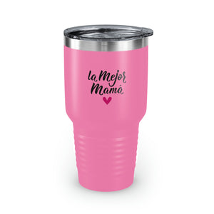 The Best Mom Ringneck Tumbler, 30oz