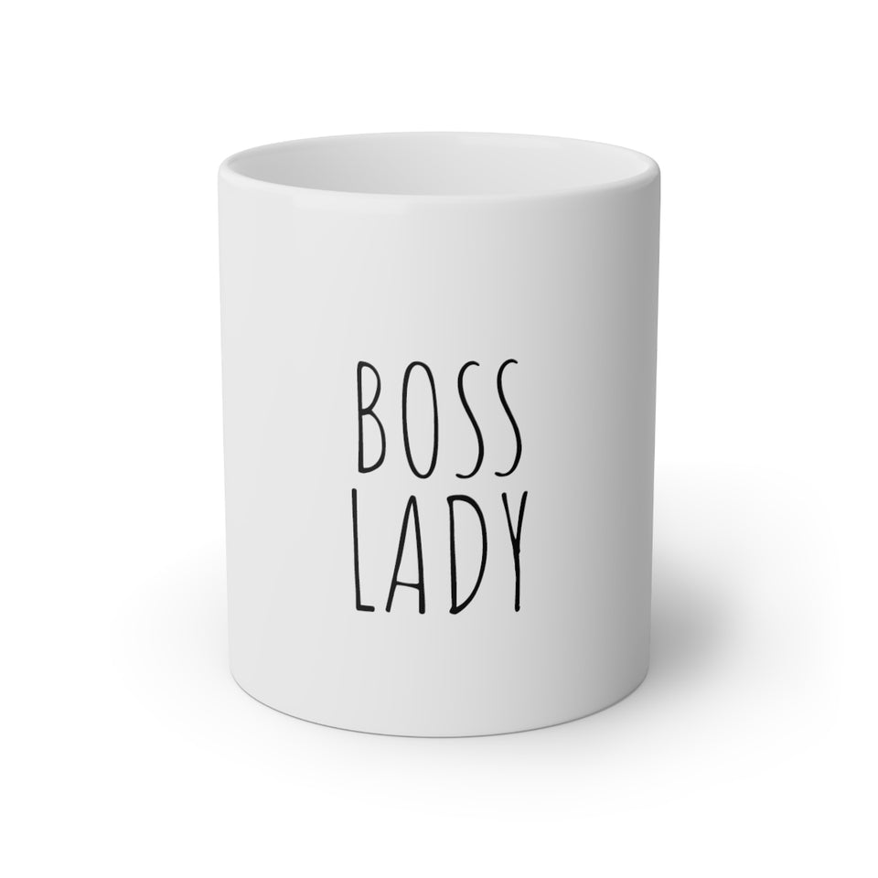 Boss Lady White Mug, 11oz