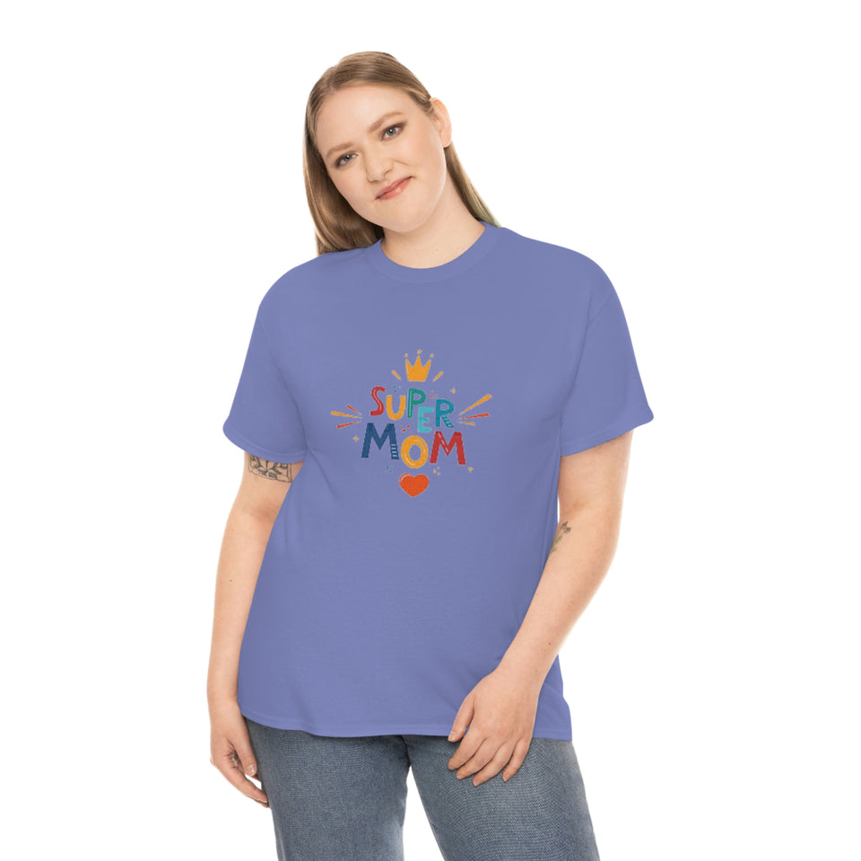 Super Mom Unisex Heavy Cotton Tee