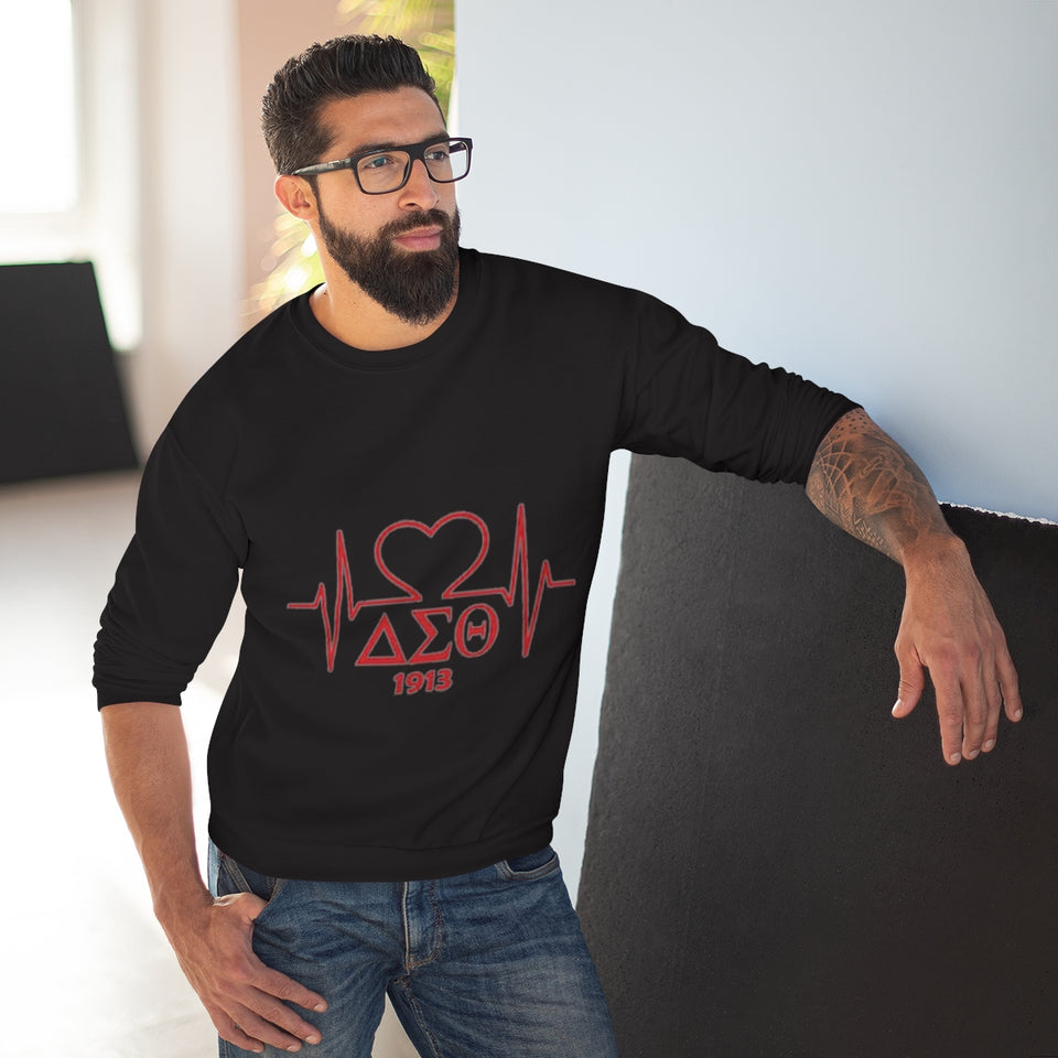 Delta Heartbeat Unisex Crew Neck Sweatshirt