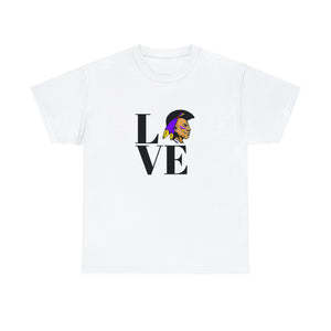 LOVE Alcorn State Unisex Heavy Cotton Tee