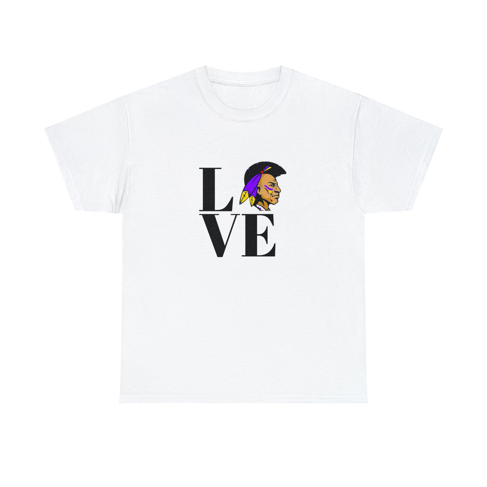 LOVE Alcorn State Unisex Heavy Cotton Tee
