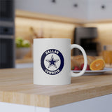Dallas Cowboys White Mug, 11oz