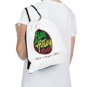 Black Lawyers Matter Outdoor Drawstring Bag