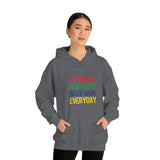 I'm Black Every Month Week Day Unisex Heavy Blend™ Hooded Sweatshirt