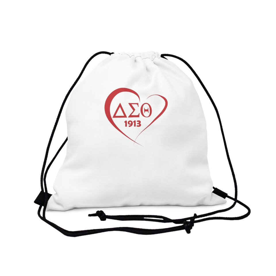 Delta Sigma Theta Outdoor Drawstring Bag