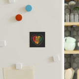 Black History 24/7/365 Square Magnet