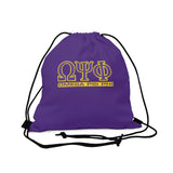 Omega Psi Phi Outdoor Drawstring Bag