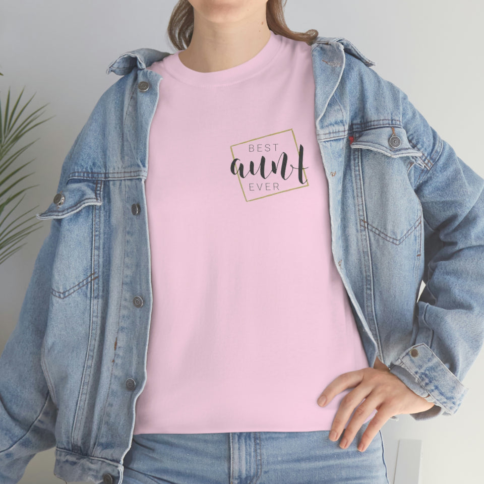 Best Aunt Ever Unisex Heavy Cotton Tee
