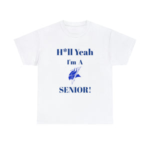 H*ll Yeah! Elizabeth City State Vikings Senior Unisex Heavy Cotton Tee
