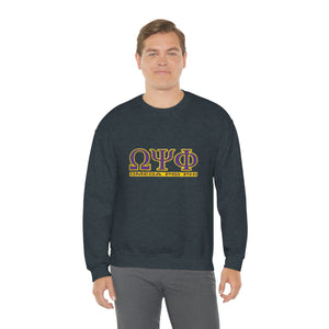 Omega Psi Phi Unisex Heavy Blend™ Crewneck Sweatshirt