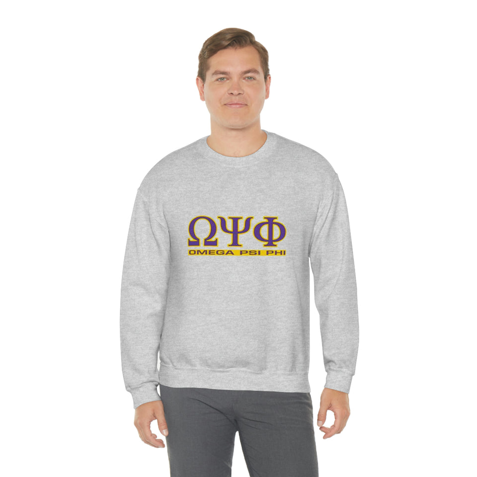 Omega Psi Phi Unisex Heavy Blend™ Crewneck Sweatshirt