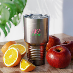 AKA Forever Ringneck Tumbler, 30oz (Small Lettering)