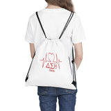 Delta Heartbeat Outdoor Drawstring Bag