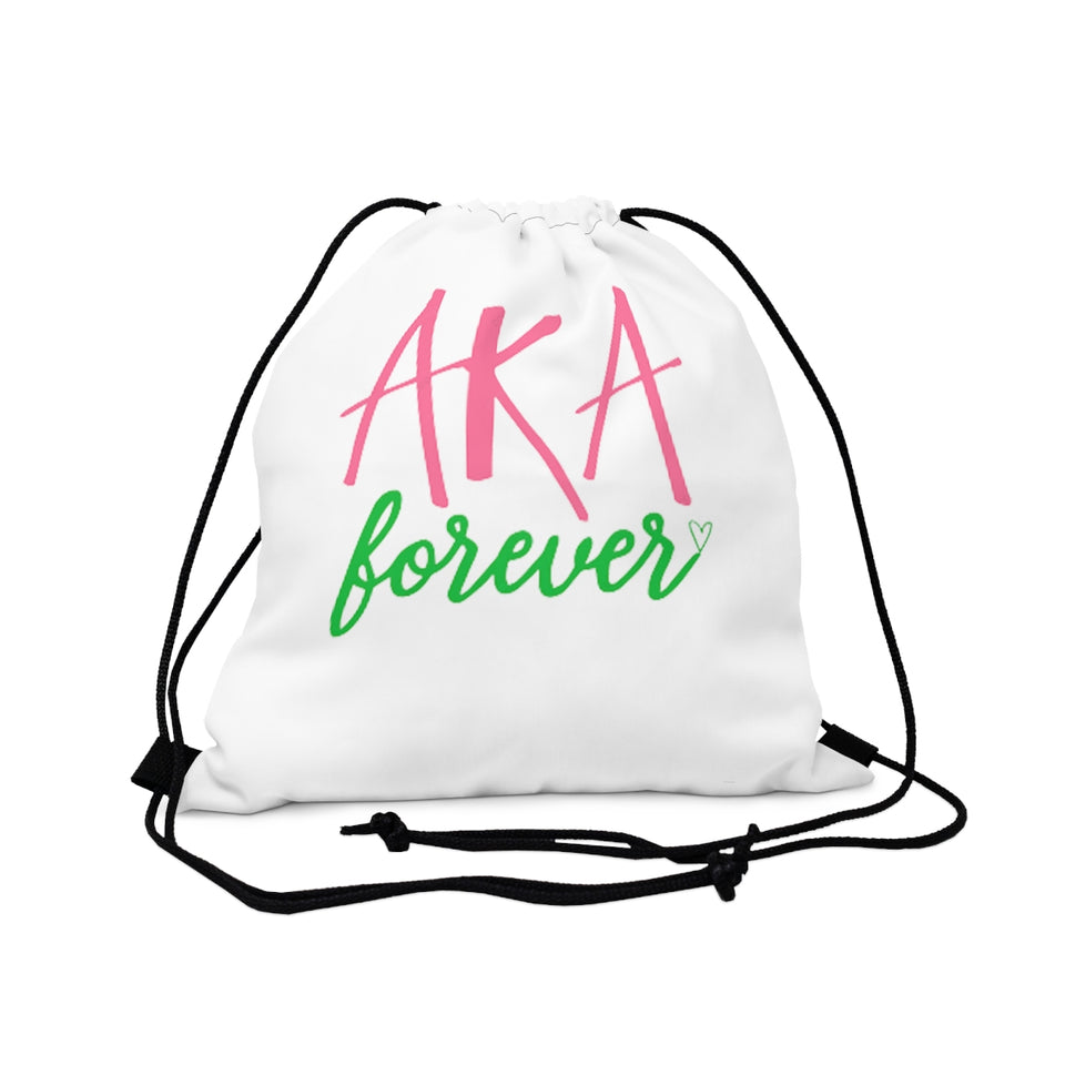 AKA Forever Outdoor Drawstring Bag