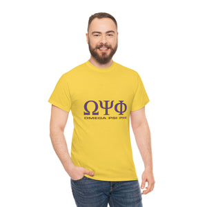 Omega Psi Phi Unisex Heavy Cotton Tee