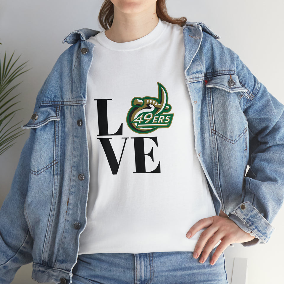 LOVE UNCC Unisex Heavy Cotton Tee