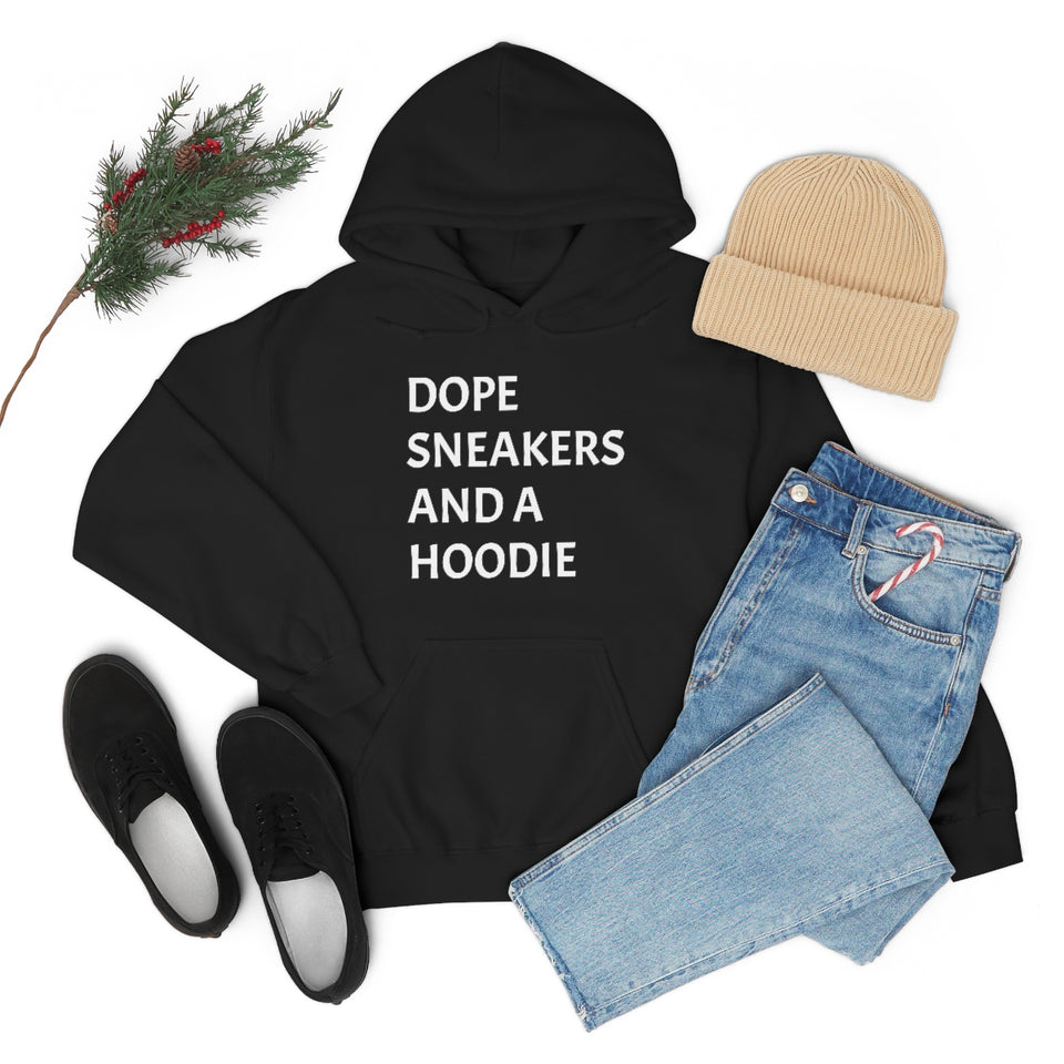 DOPE SNEAKERS AND A HOODIE Unisex Heavy Blend™ Hooded Sweatshirt