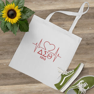 Delta Heartbeat Tote Bag