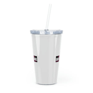 Earth Angel Plastic Tumbler with Straw