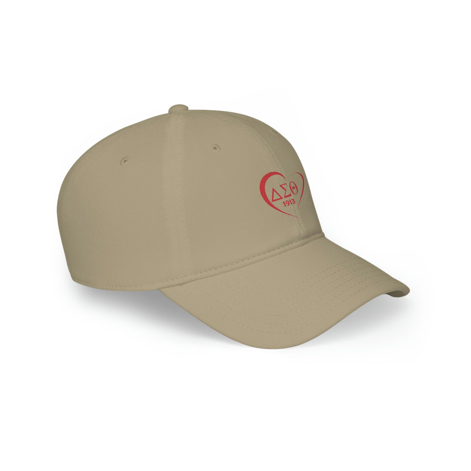 DST Heart Low Profile Baseball Cap
