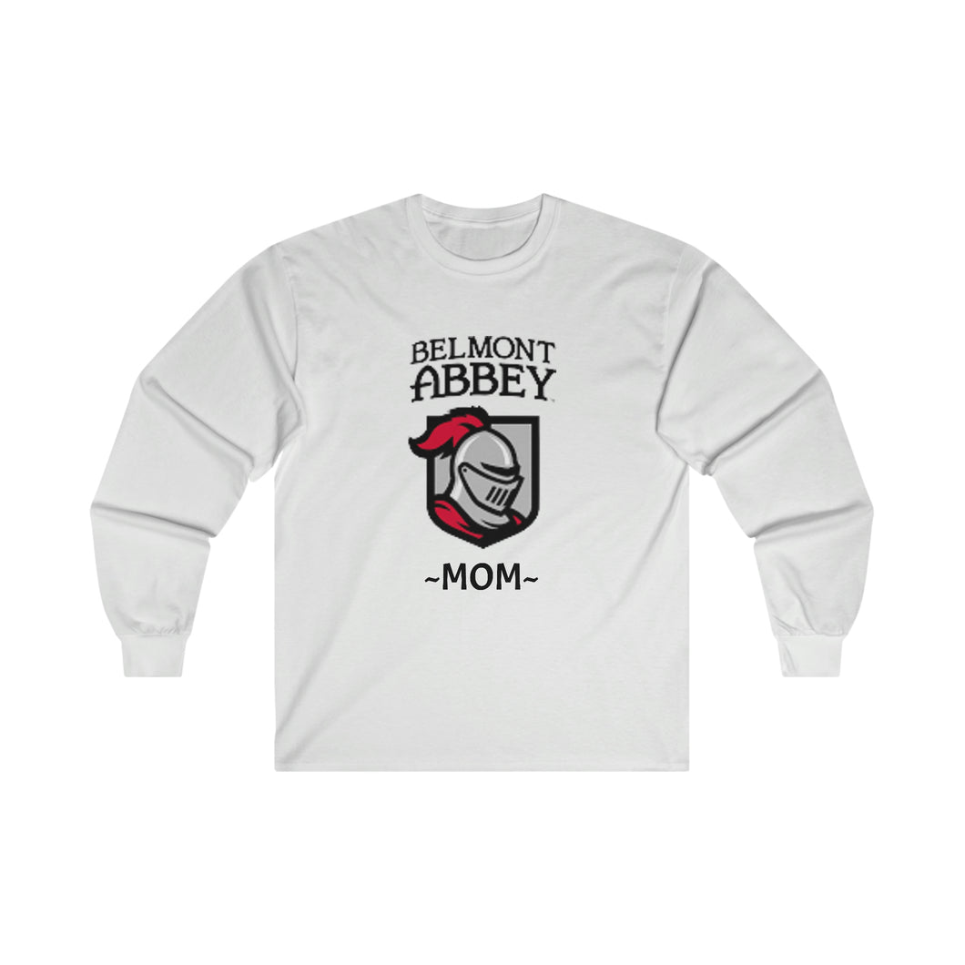 Belmont Abbey Mom Ultra Cotton Long Sleeve Tee
