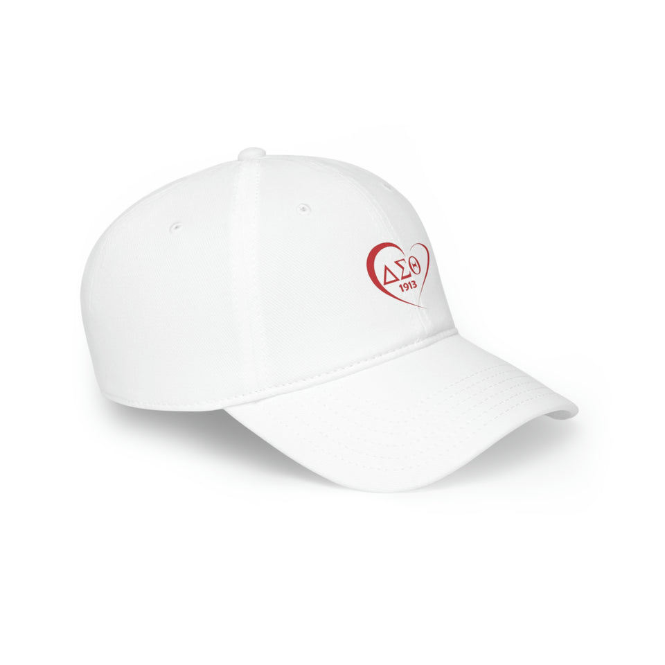 DST Heart Low Profile Baseball Cap