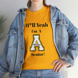 H*ll Yeah! App State Senior Unisex Heavy Cotton Tee