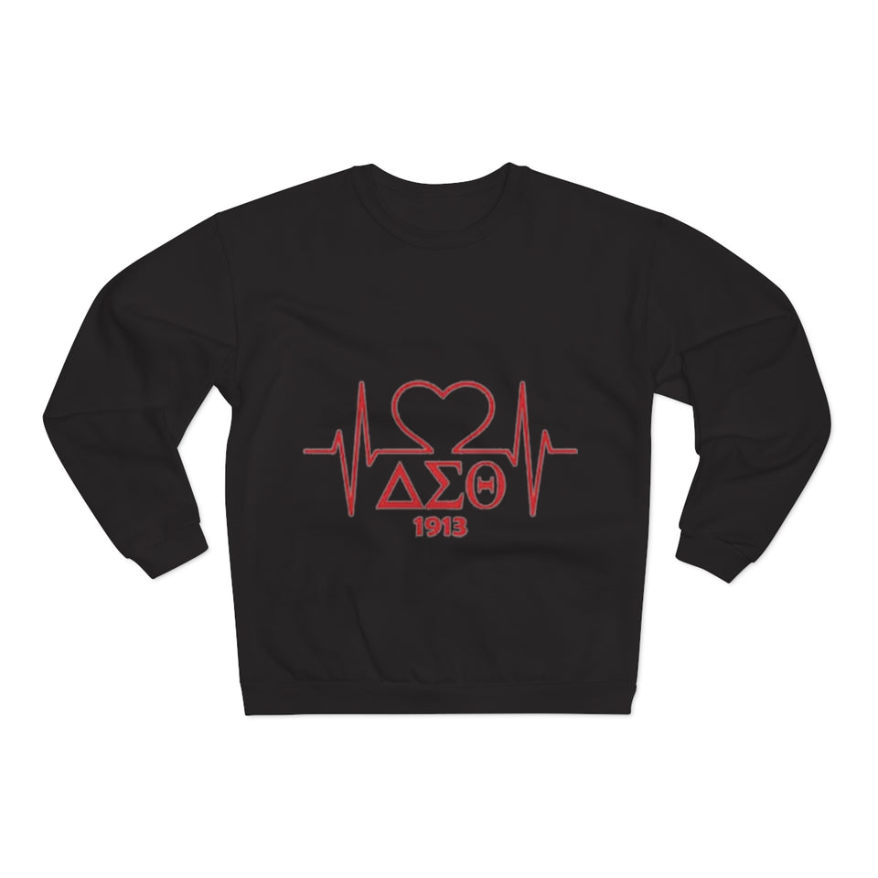 Delta Heartbeat Unisex Crew Neck Sweatshirt