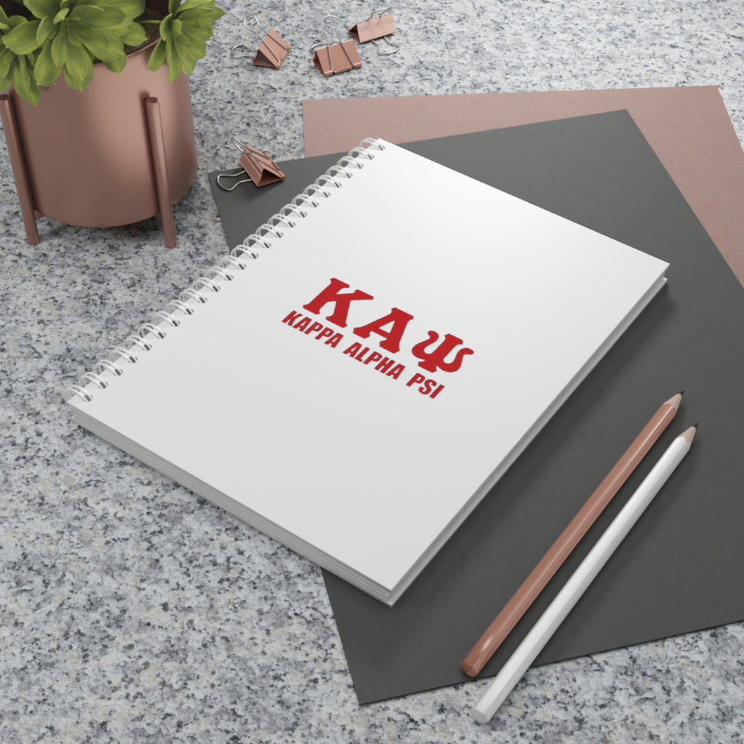 Kappa Alpha Psi Spiral Notebook