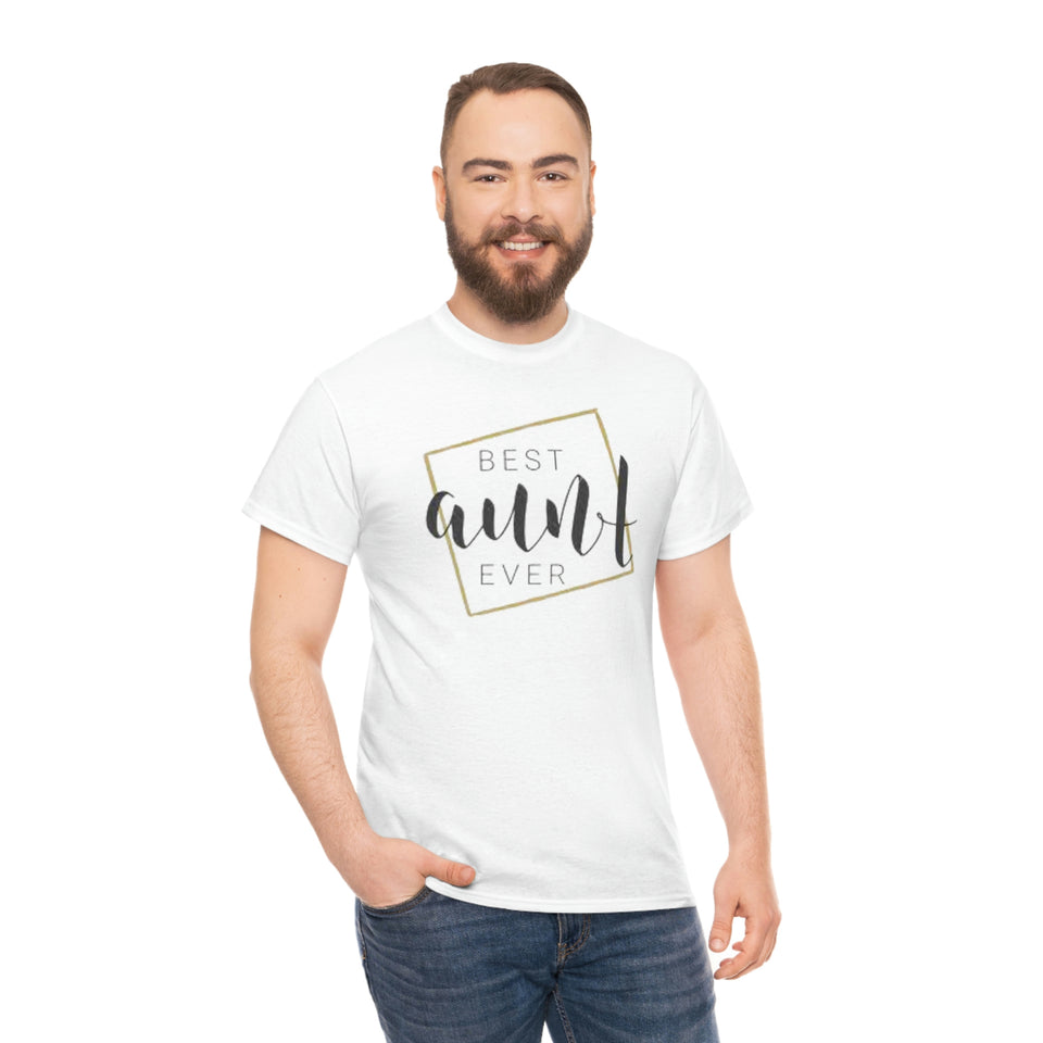 Best Aunt Ever Unisex Heavy Cotton Tee