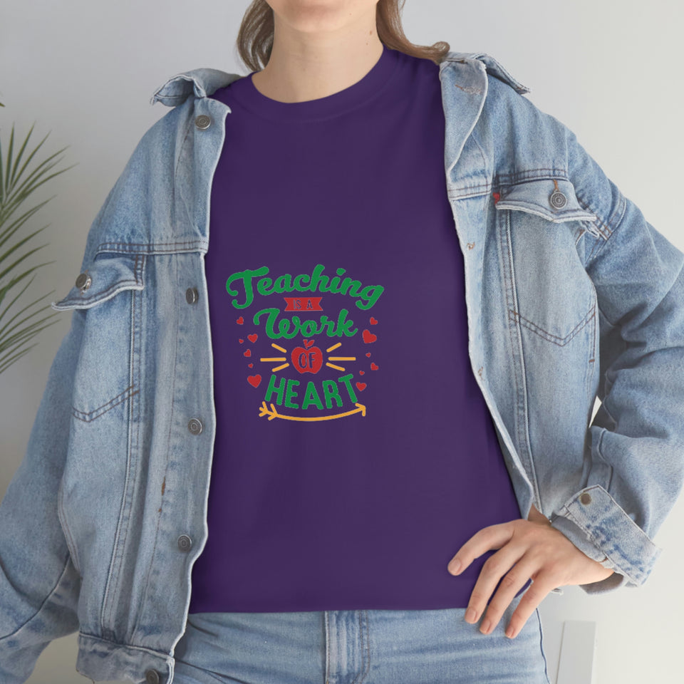 Work of Heart Cotton Tee