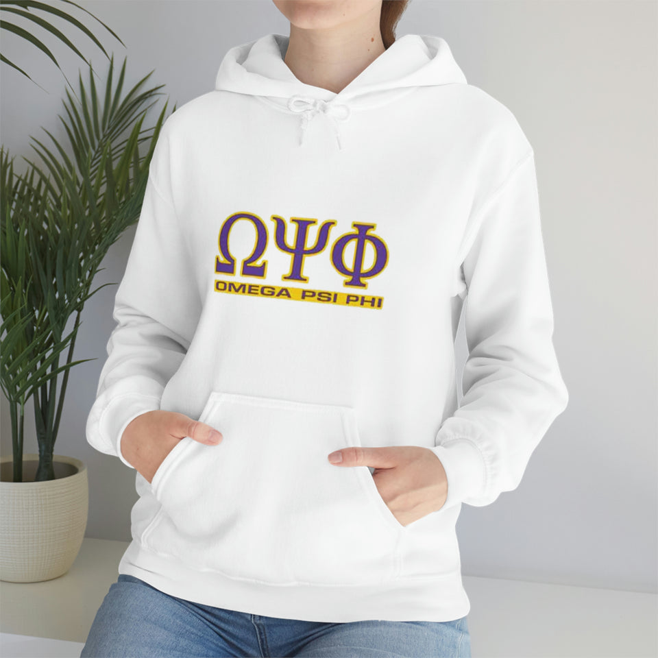 Omega Psi Phi Unisex Heavy Blend™ Hooded Sweatshirt