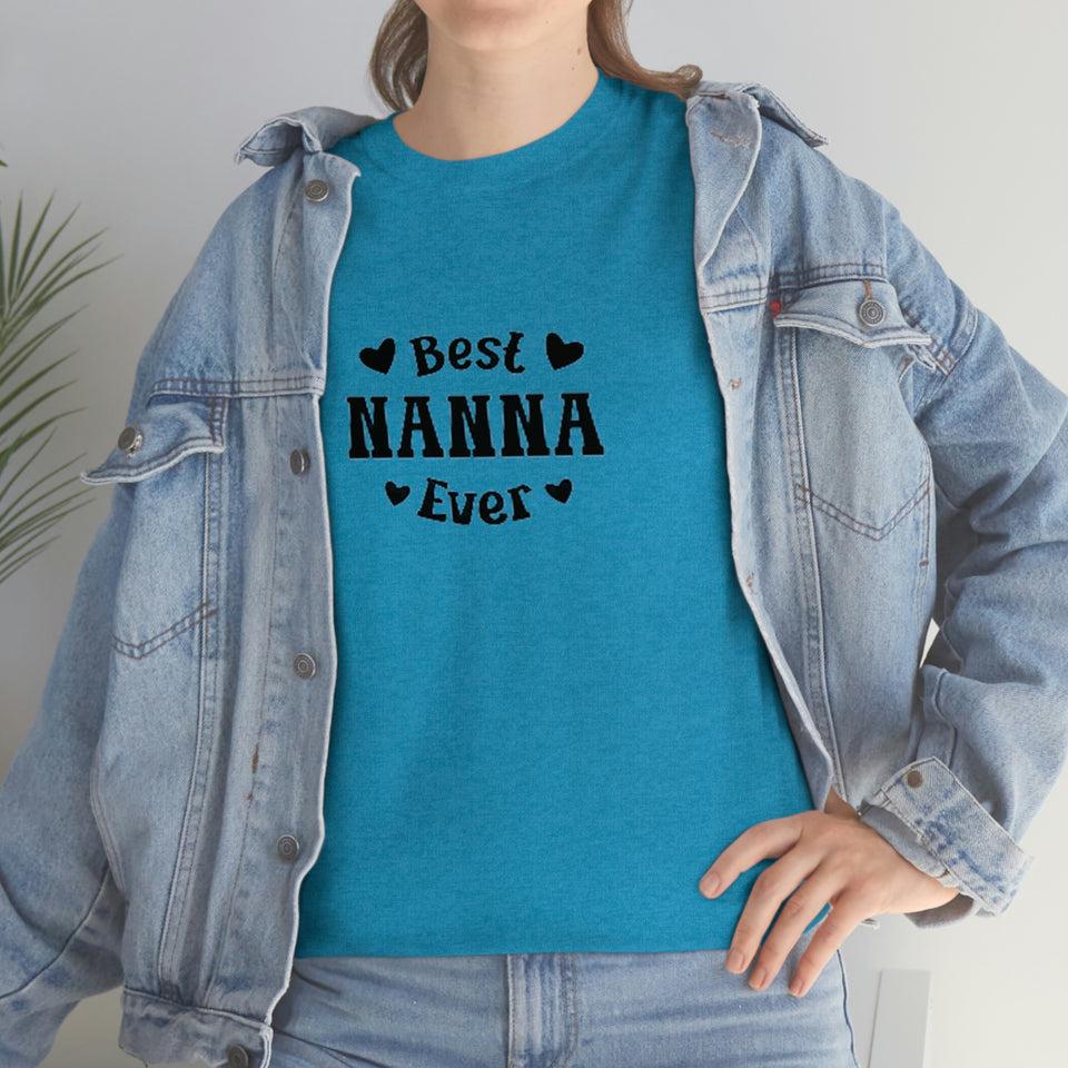 Best Nanna Ever Unisex Heavy Cotton Tee