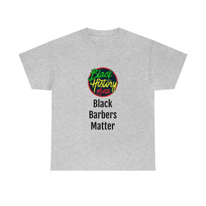 Black Barbers Matter Cotton Tee