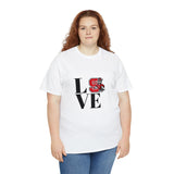 LOVE NCSU Unisex Heavy Cotton Tee