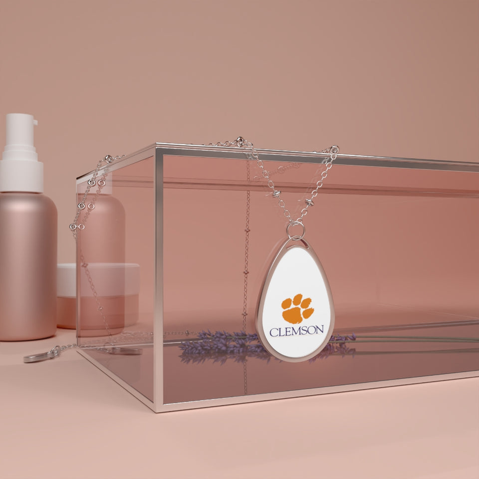 Clemson University Oval Necklace