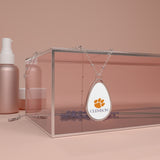Clemson University Oval Necklace