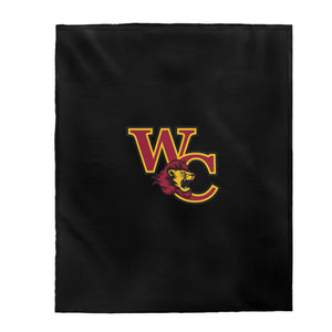 West Charlotte HS Velveteen Plush Blanket